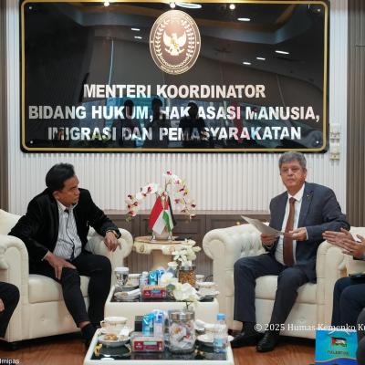 Audiensi dengan DUBES Palestina