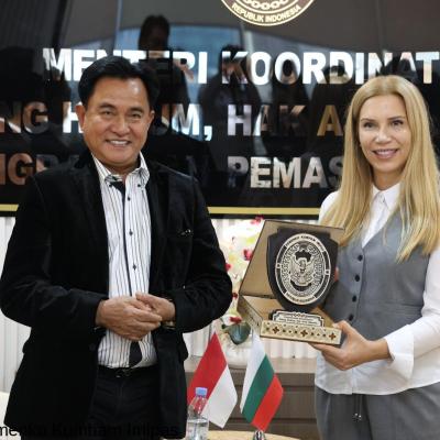 Menko Menerima audiensi dengan Kedutaan Besar Bulgaria